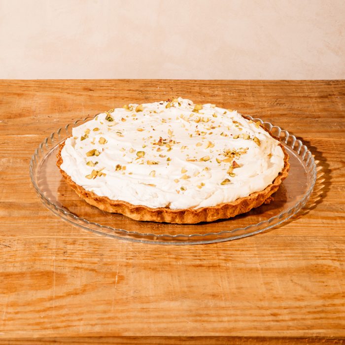 Tarta de Pistacho y Chocolate Blanco