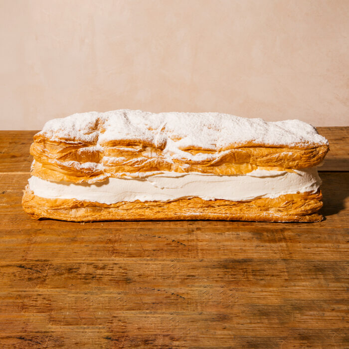 Milhoja de nata